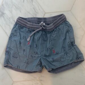 Adventure Pirate Print Kids' Shorts